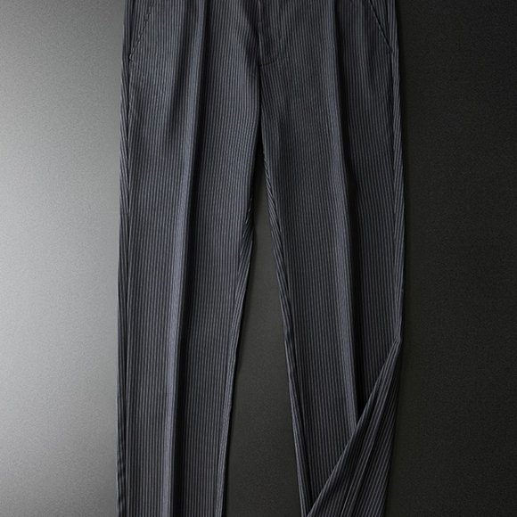 Men's striped trousers business trousers